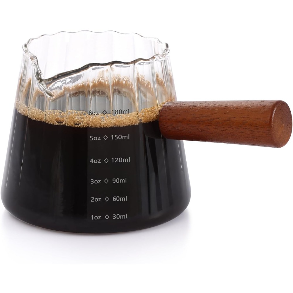 Home Barista - أكواب قياس للإسبريسو بفوهة على شكل