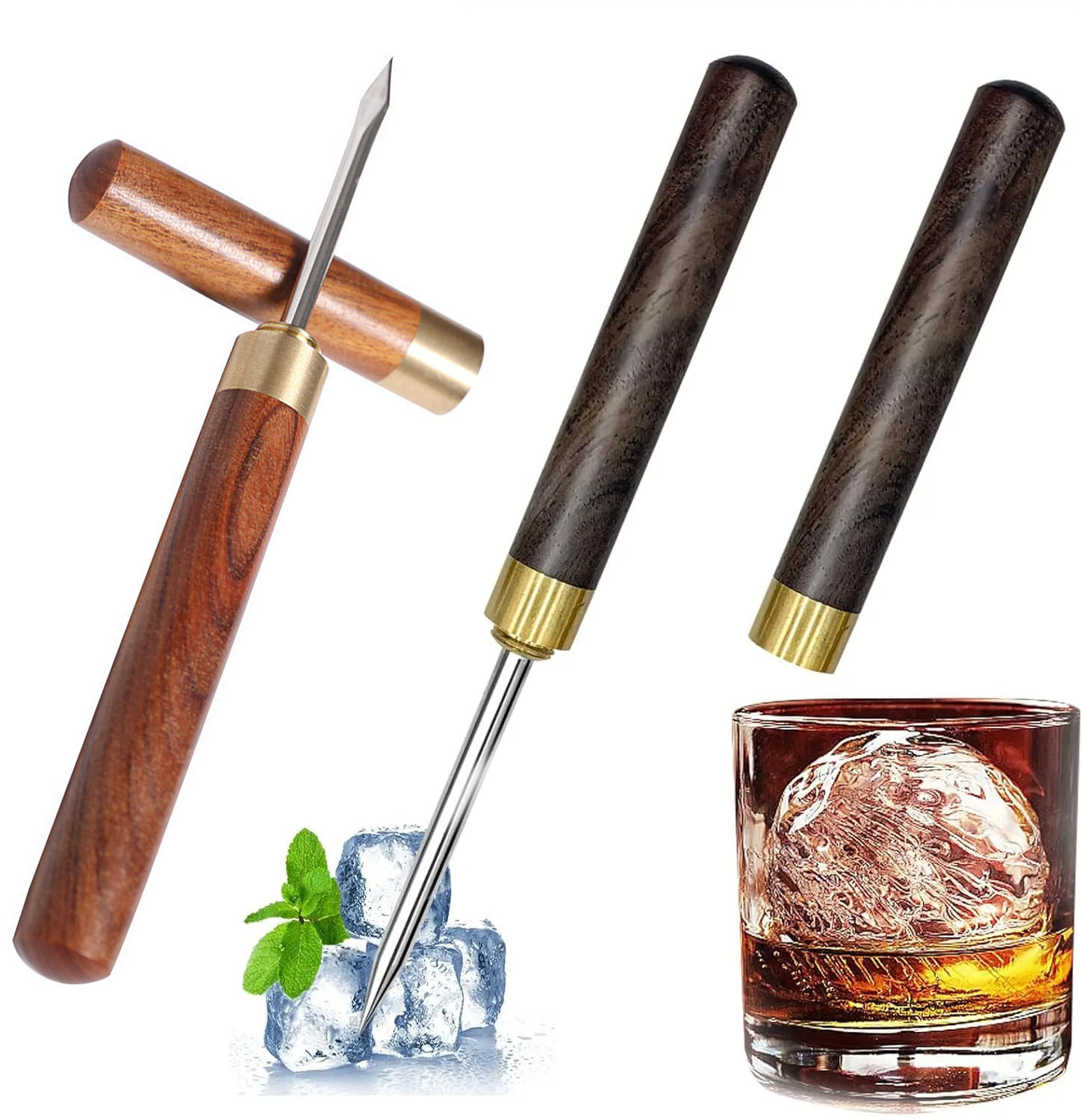 Ice Pick Pick - قطعتان من مكشطة الثلج، تستخدم لتكسير