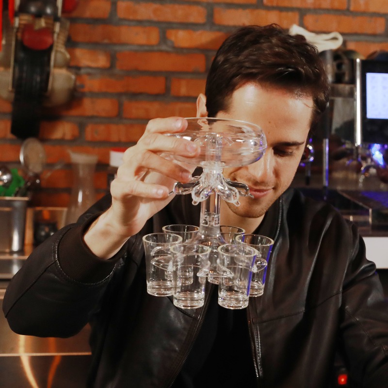 Home Bar Setup Kit - مجموعة أوعية مشروبات كحولية بتصميم أوروبي