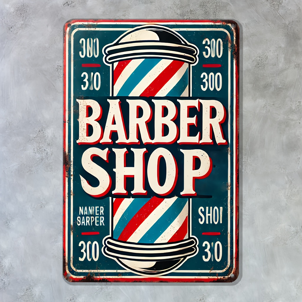 لافتة صالون حلاقة معدنية للتعل - مراجعة Home Barbershop وسعره