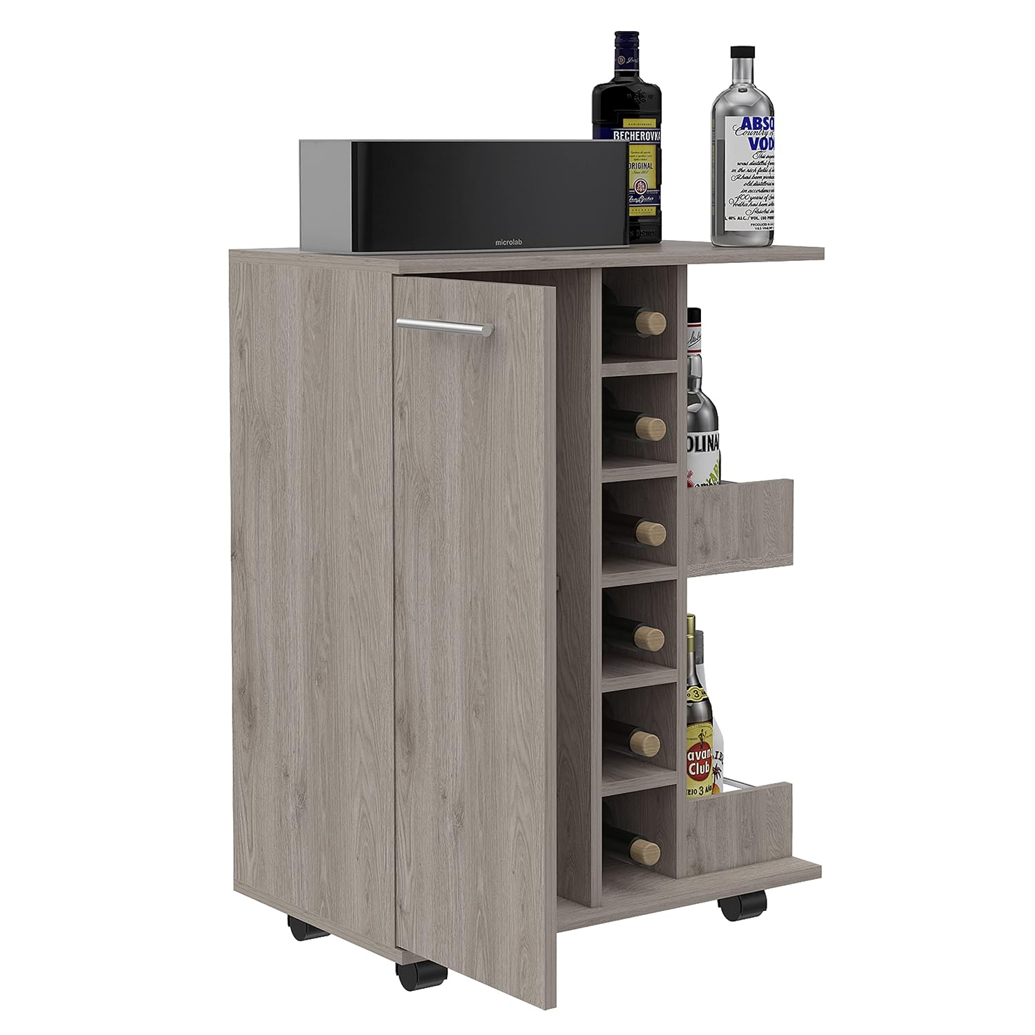 عربة بار متحركة، سطح علوي بارت - مراجعة Home Bar Shelves وسعره