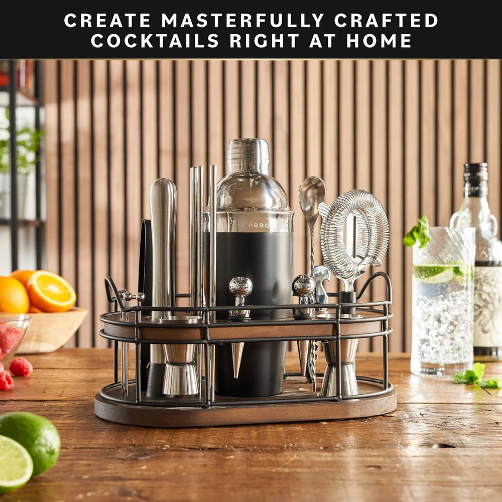 طقم خلاط كوكتيل وأدوات بار مكو - مراجعة Cocktail Recipe Book وسعره